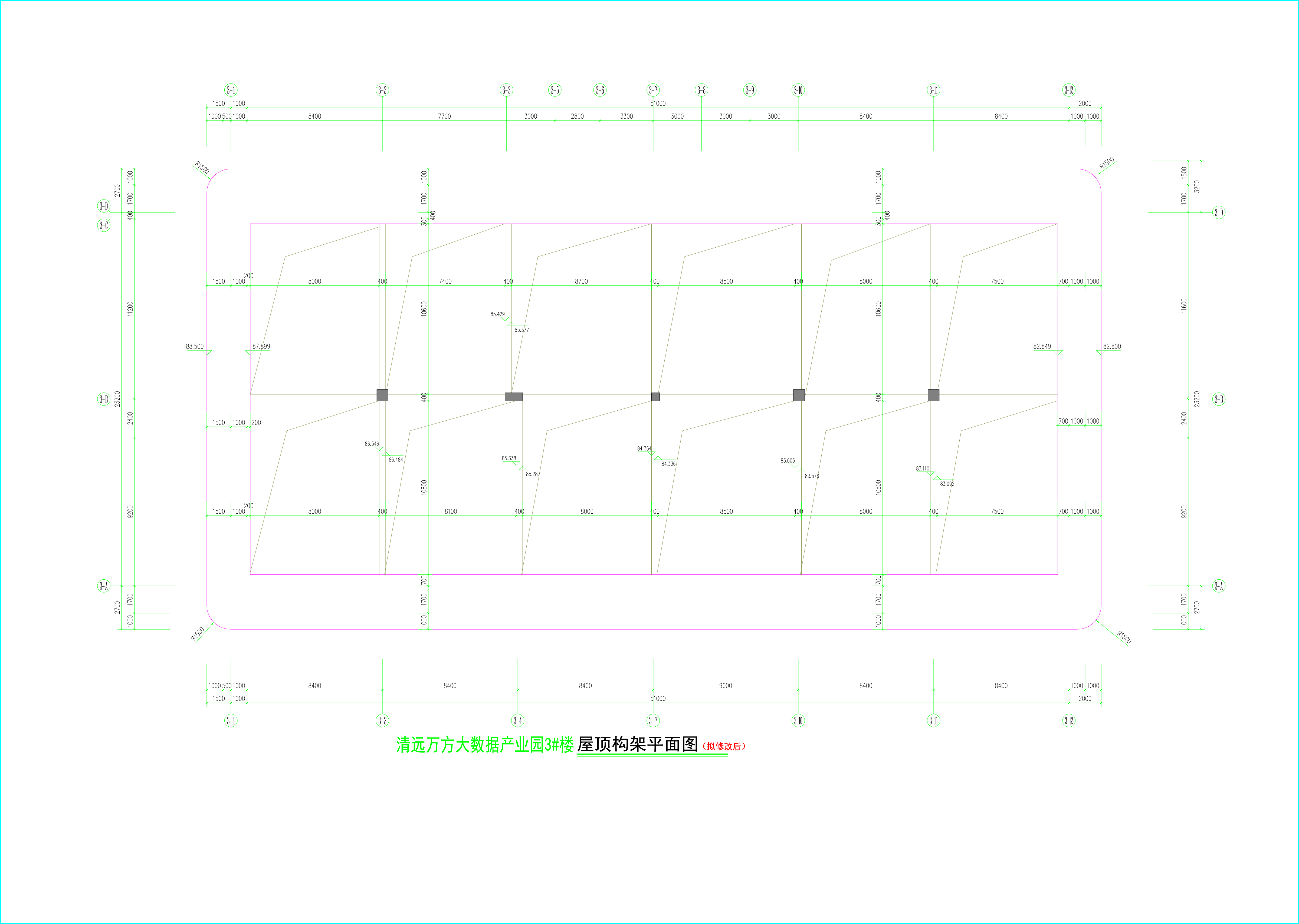 3#樓（擬修改后）屋頂構(gòu)架平面圖.jpg