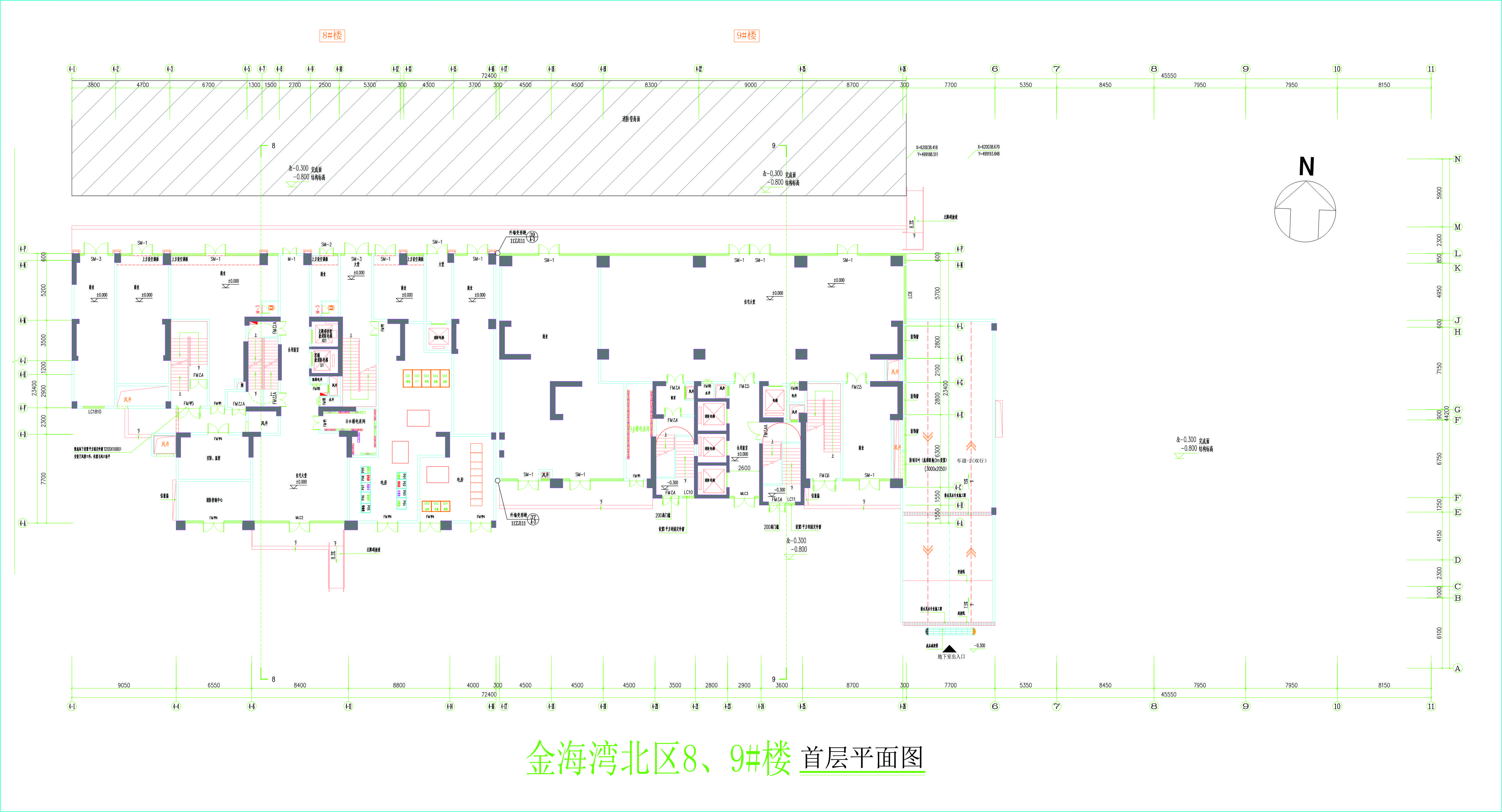 金海灣北區(qū)8、9#樓首層平面圖.jpg