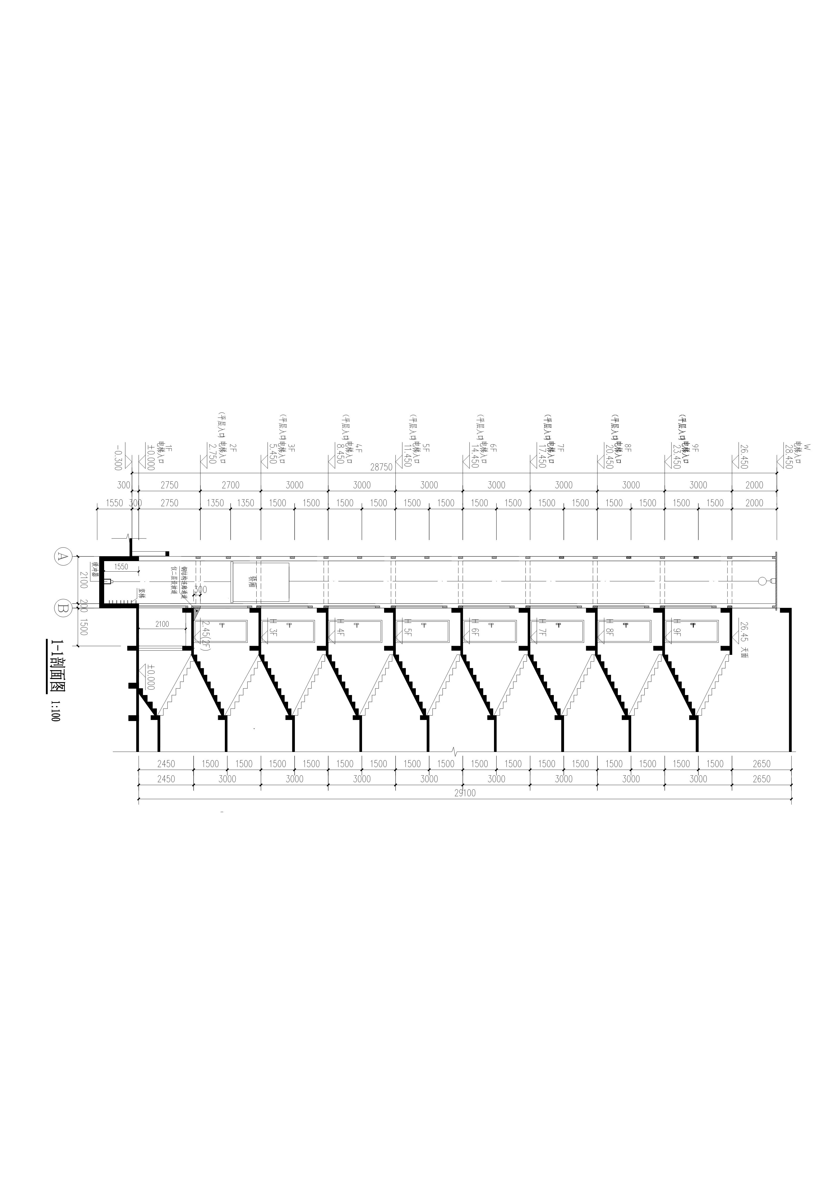 清遠市新城B24號區(qū)飛來苑B座加鋼梯 建筑_剖面.jpg