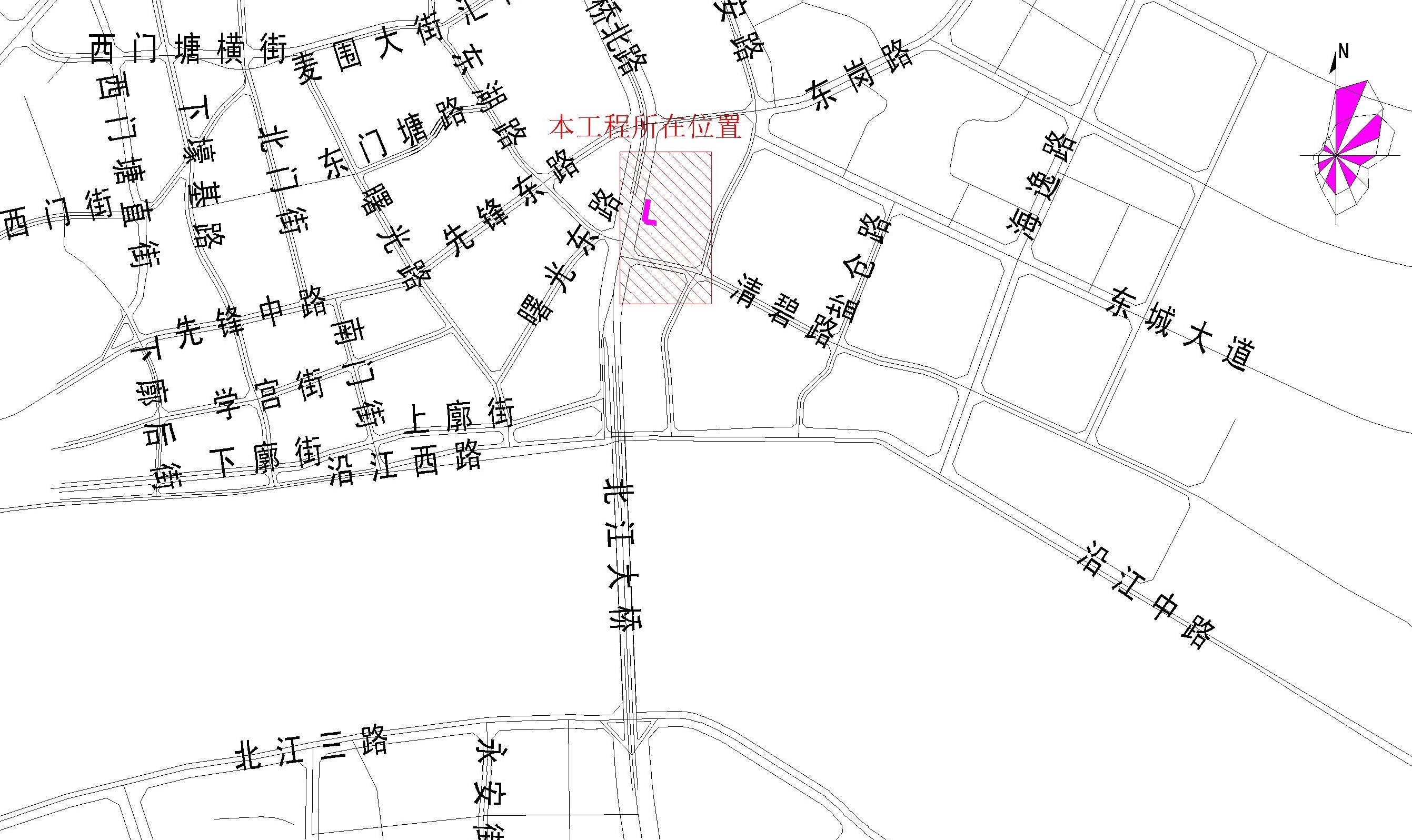 2022.2.24-38清遠(yuǎn)市中醫(yī)院市政工程報(bào)建-布局1_看圖王.jpg