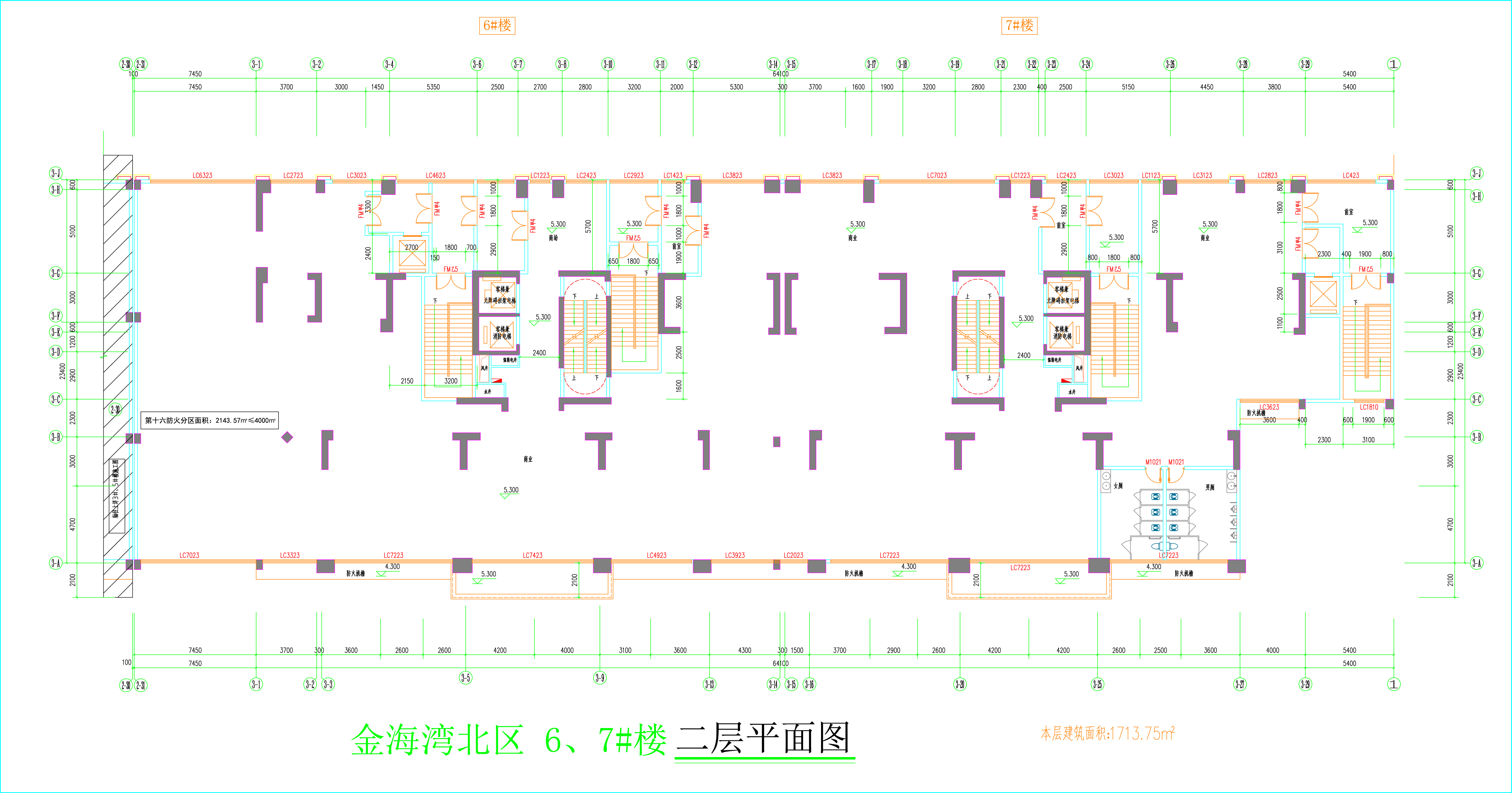 金海灣北區(qū)6、7#樓_二層平面圖.jpg