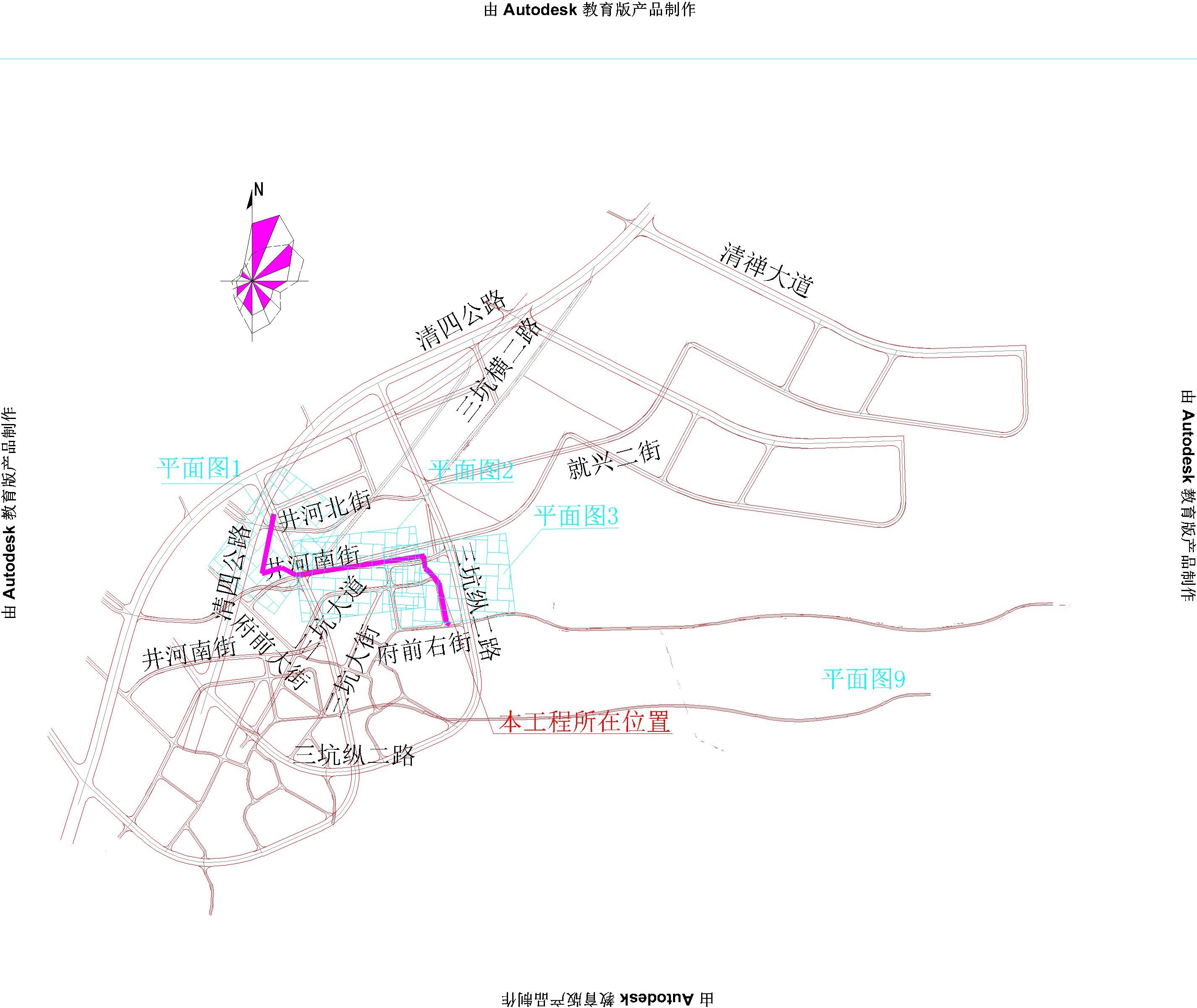 2022.6.8-38清新區(qū)三坑鎮(zhèn)名匯軒小區(qū)（清四公路—三坑鎮(zhèn)）市政中壓燃氣管道工程 -平面圖.jpg