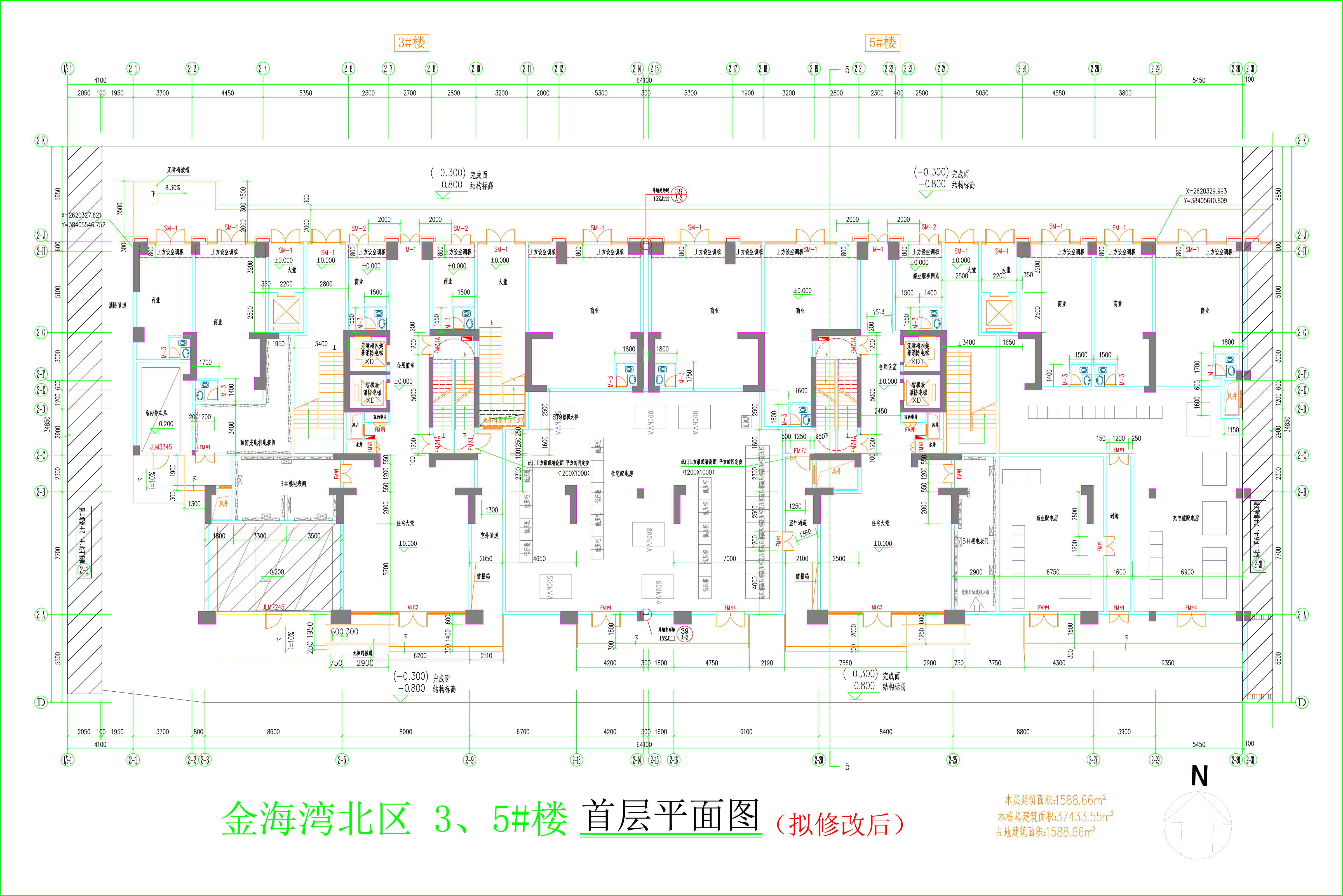 金海灣北區(qū)3、5#樓_首層平面圖（擬修改后）.jpg