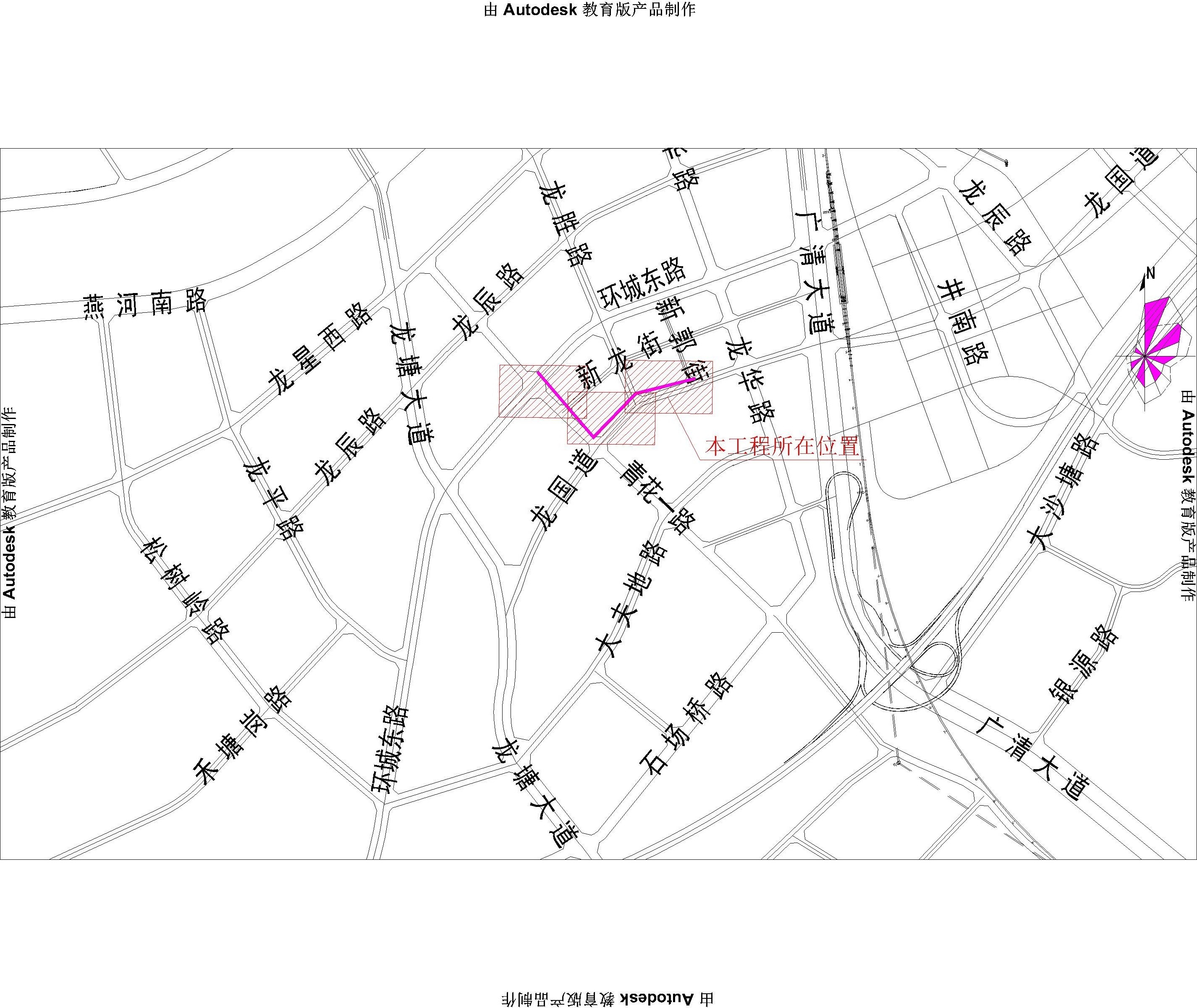 2023.3.9龍?zhí)笼垏馈⑶嗷ㄒ宦罚ň埓髲B-環(huán)城東路）市政中壓報建圖-布局1.jpg