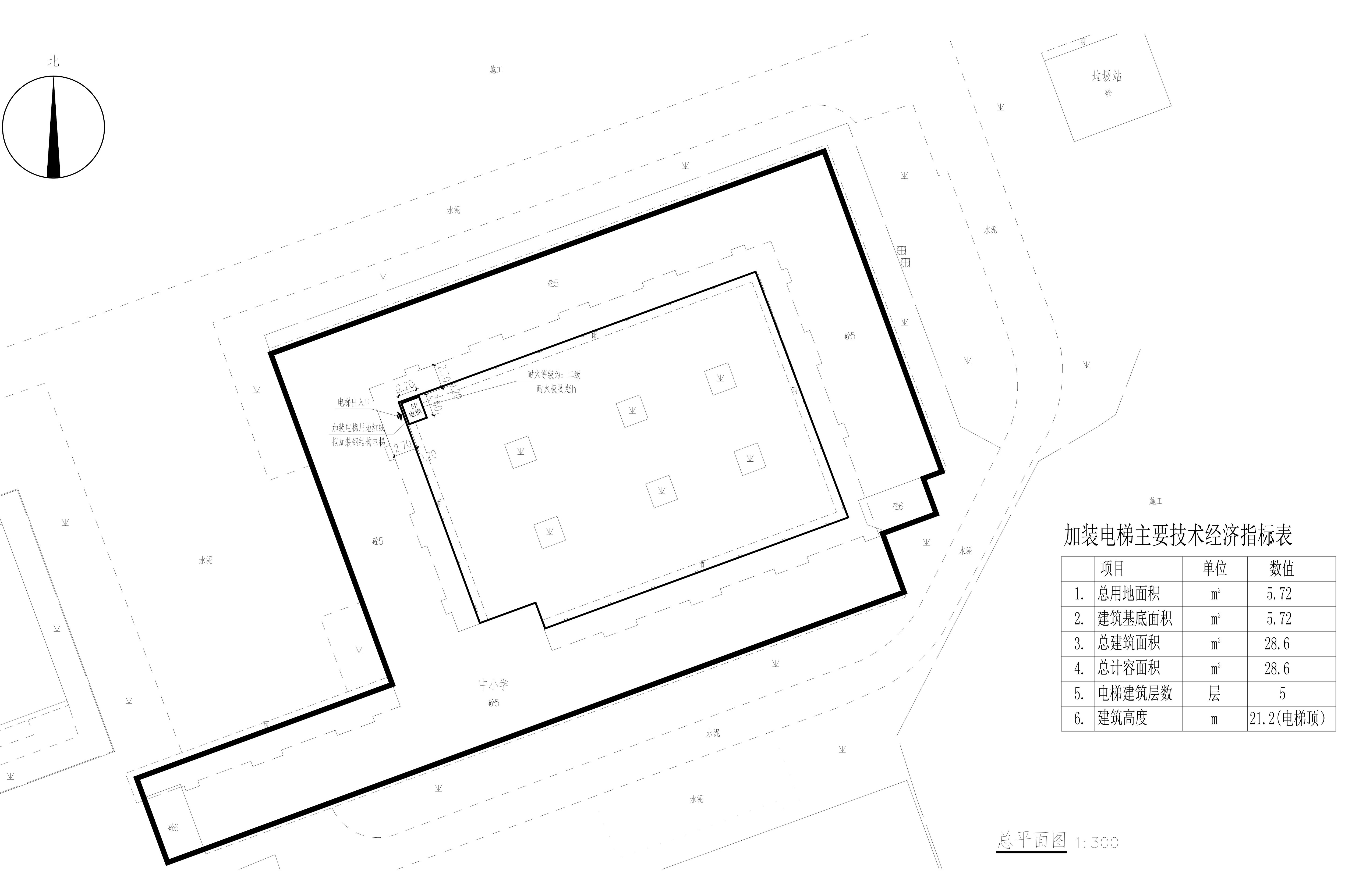 總平面。鳳翔山湖北區(qū)學校教學樓加裝電梯_t3-Model_1.jpg