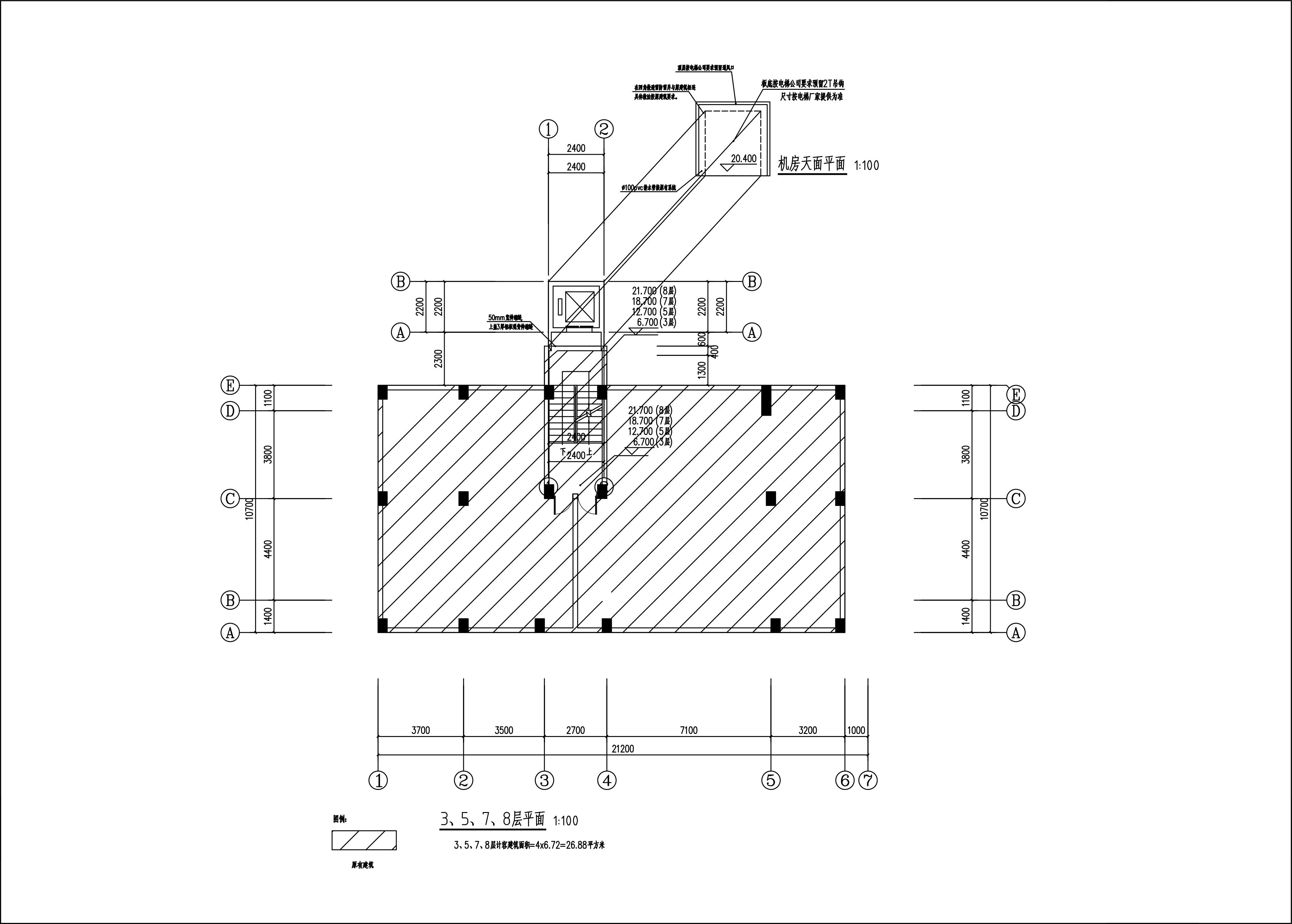 新城清遠供電局宿舍電梯建筑圖_3、5、7層.jpg