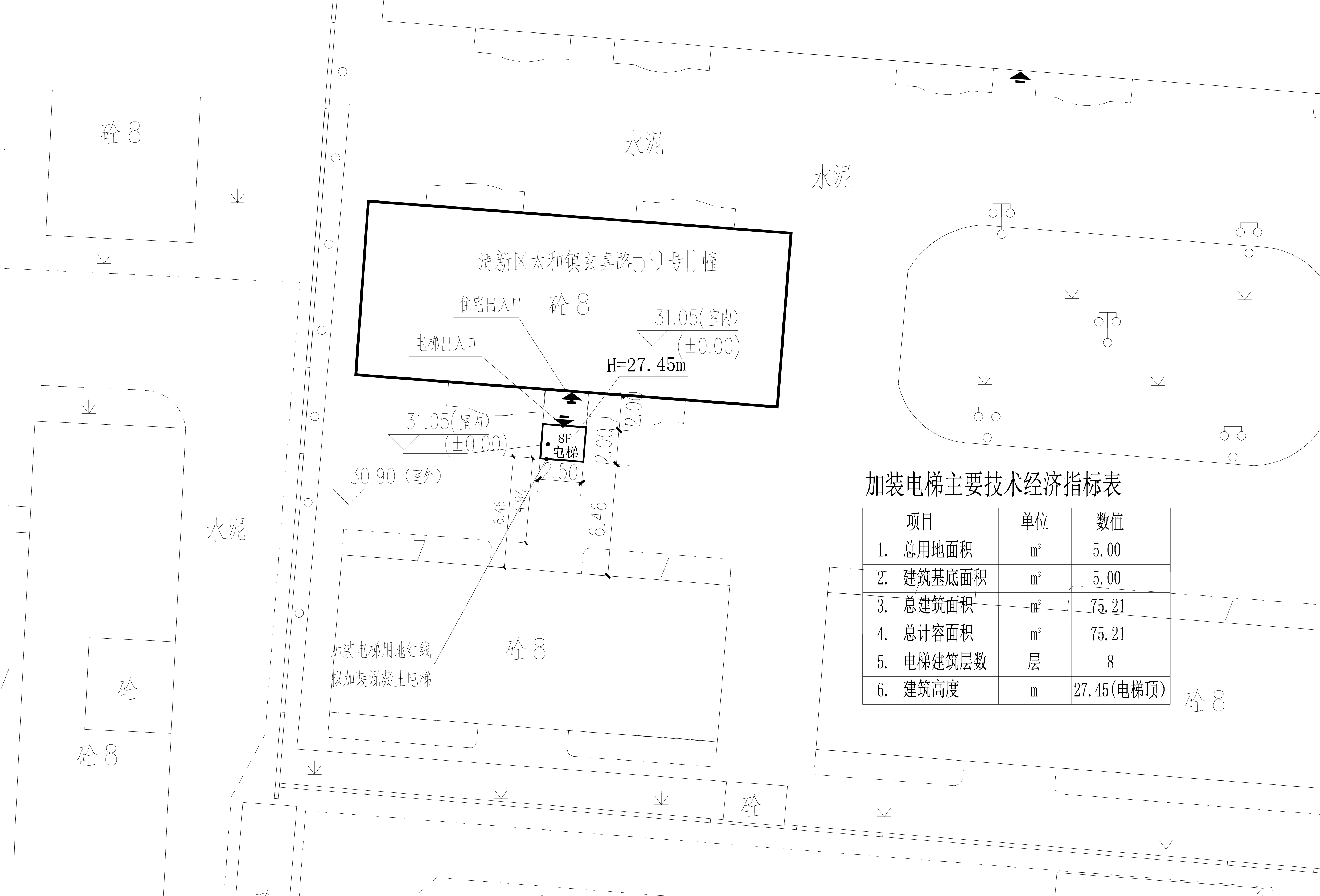 玄真路59號(hào)D幢加裝電梯-總平面.jpg